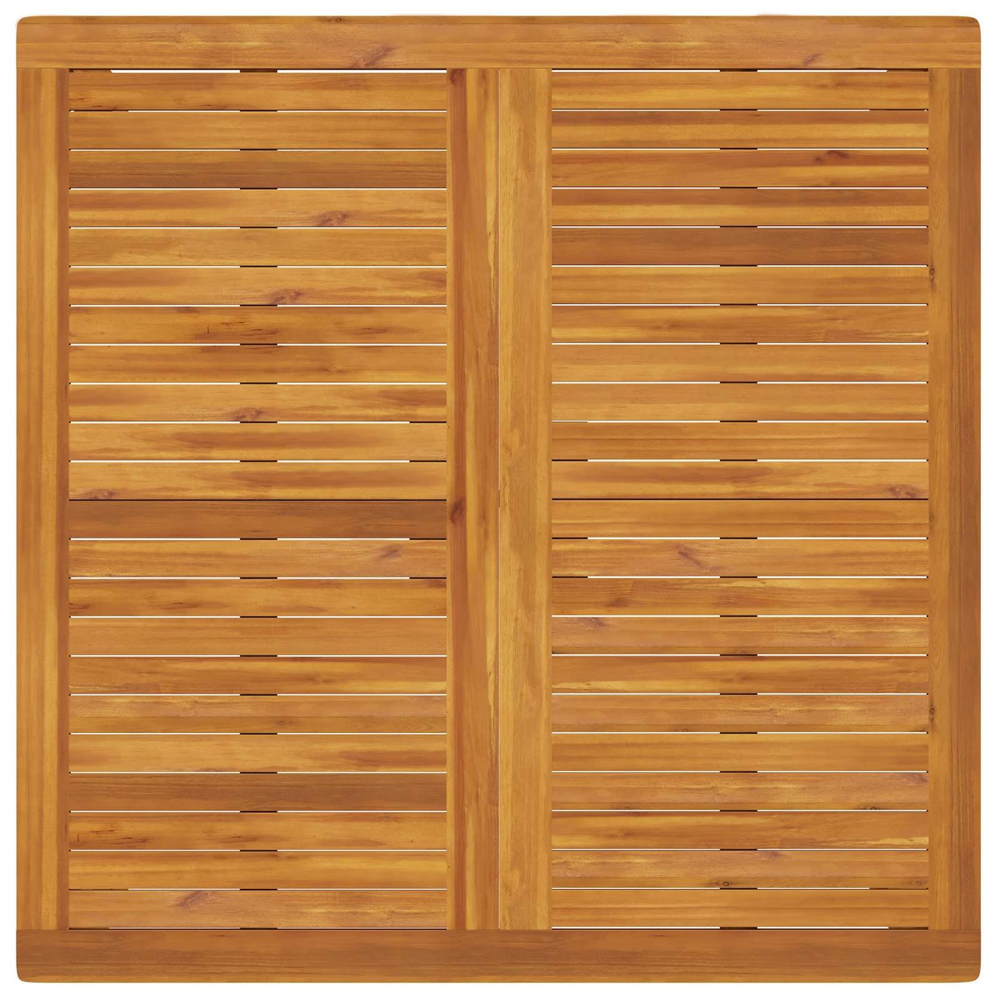 5-Piece Garden Dining Set Natural Solid Acacia Wood