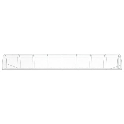 Chicken Coop Silver 800 x 150 x 100 cm Galvanised Steel