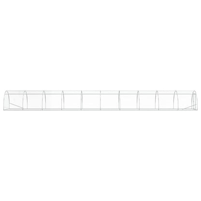 Chicken Coop Silver 1000 x 150 x 100 cm Galvanised Steel
