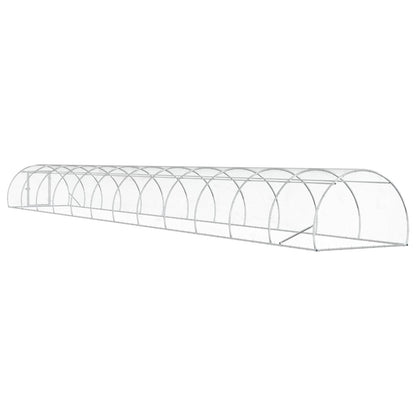 Chicken Coop Silver 1200 x 150 x 100 cm Galvanised Steel