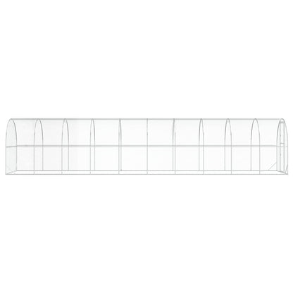 Chicken Coop Silver 1000 x 200 x 200 cm Galvanised Steel