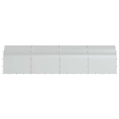 Chicken Coop Silver 800 x 200 x 200 cm Galvanised Steel