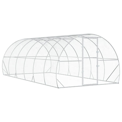 Chicken Coop Silver 600 x 300 x 200 cm Galvanised Steel