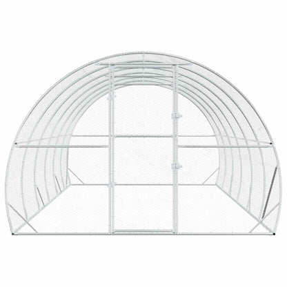 Chicken Coop Silver 600 x 300 x 200 cm Galvanised Steel