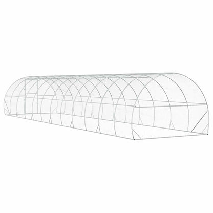 Chicken Coop Silver 1200 x 300 x 200 cm Galvanised Steel