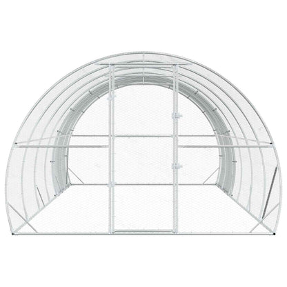 Chicken Coop Silver 600 x 300 x 200 cm Galvanised Steel