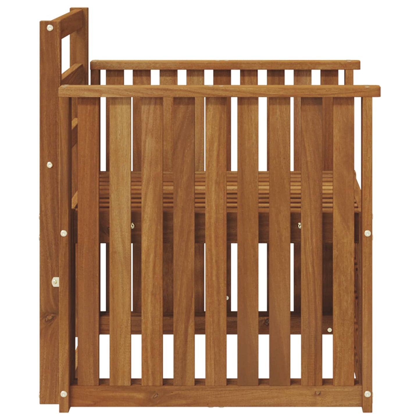 Outdoor Sofa Solid Acacia Wood Natural