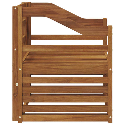 Outdoor Sofa Solid Acacia Wood Natural
