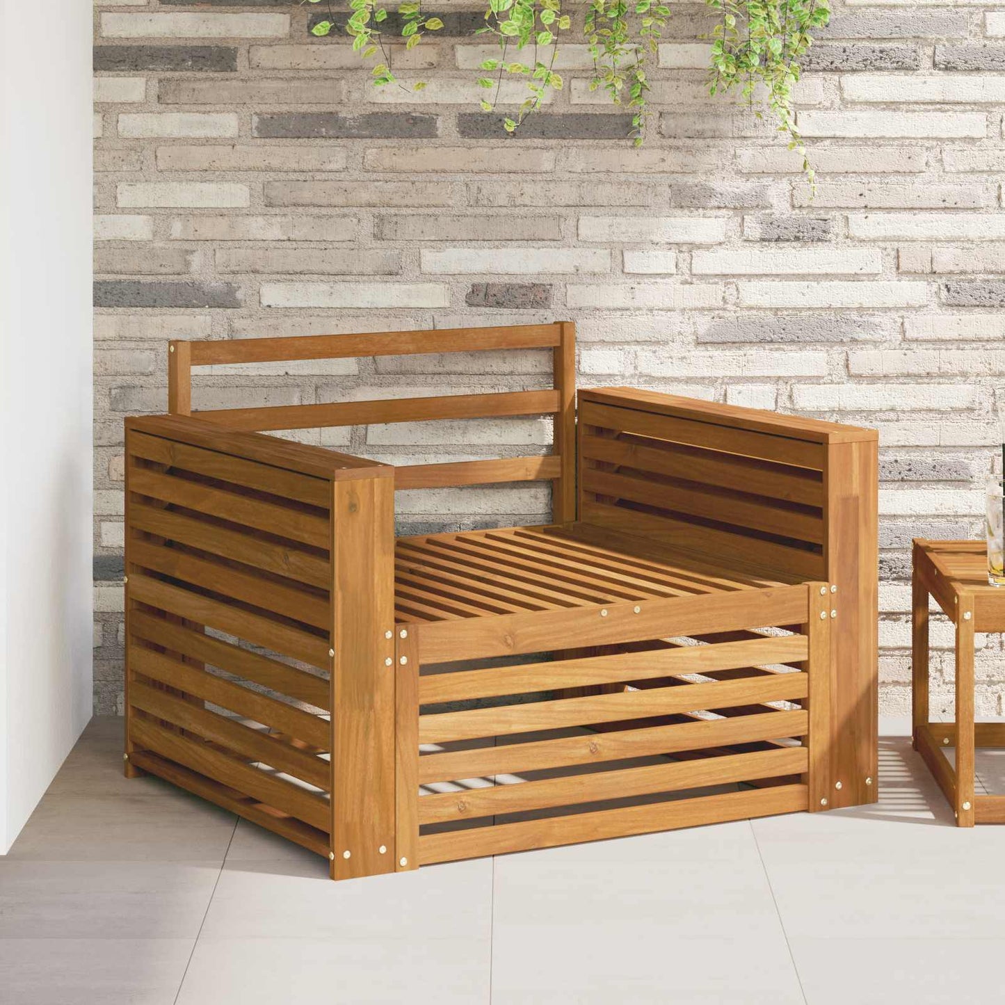 2 pcs Outdoor Sofa Natural
