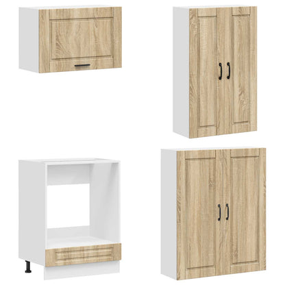 Kitchen Unit PORTO 8 pcs Sonoma Oak Engineered Wood