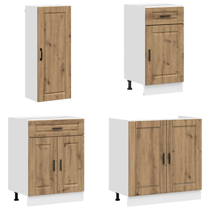 Kitchen Unit PORTO 8 pcs Artisan Oak Engineered Wood