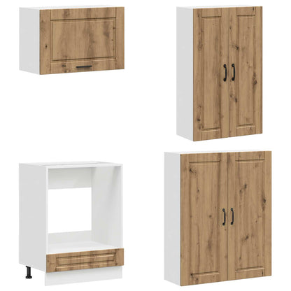 Kitchen Unit PORTO 8 pcs Artisan Oak Engineered Wood
