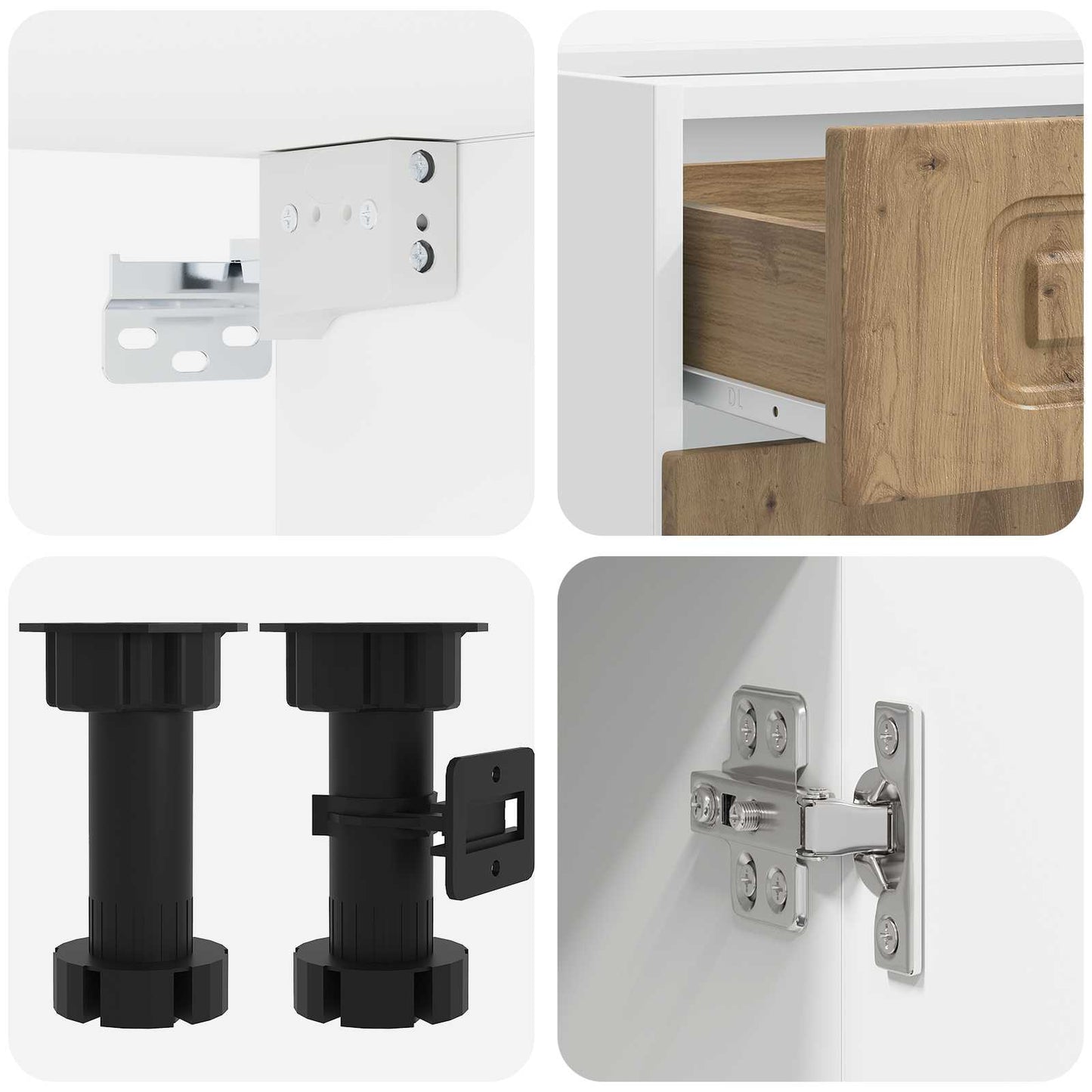 Kitchen Unit KALMAR 8 pcs Artisan Oak Engineered Wood