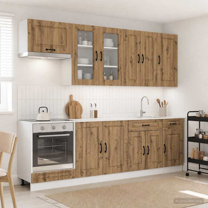 Kitchen Unit KALMAR 8 pcs Artisan Oak Engineered Wood