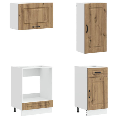 Kitchen Unit KALMAR 8 pcs Artisan Oak Engineered Wood