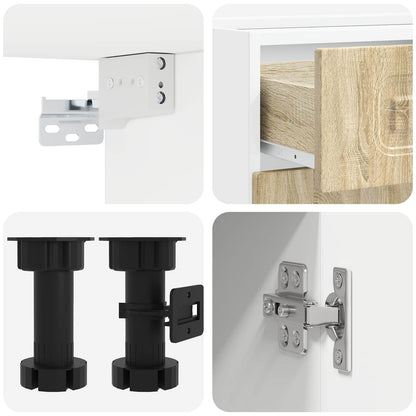 Kitchen Unit KALMAR 8 pcs Sonoma Oak Engineered Wood