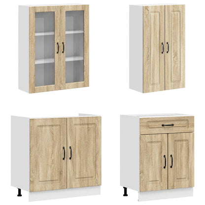 Kitchen Unit KALMAR 8 pcs Sonoma Oak Engineered Wood
