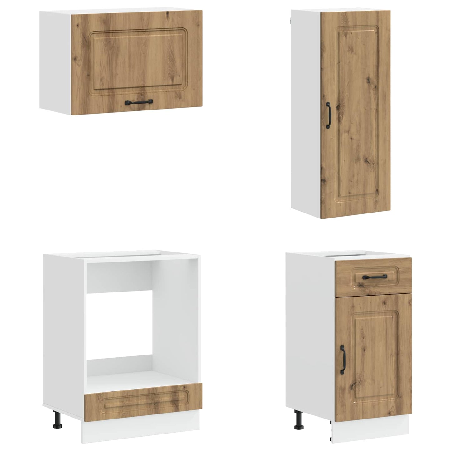 Kitchen Unit KALMAR 8 pcs Artisan Oak Engineered Wood