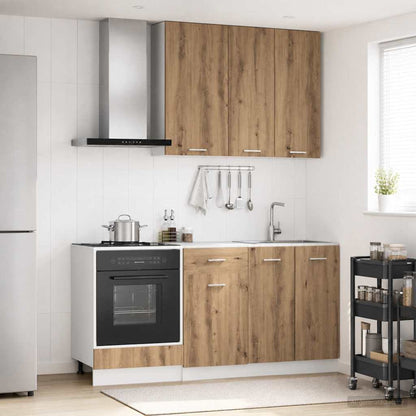 Kitchen Unit LYON 5 pcs Artisan Oak Engineered Wood