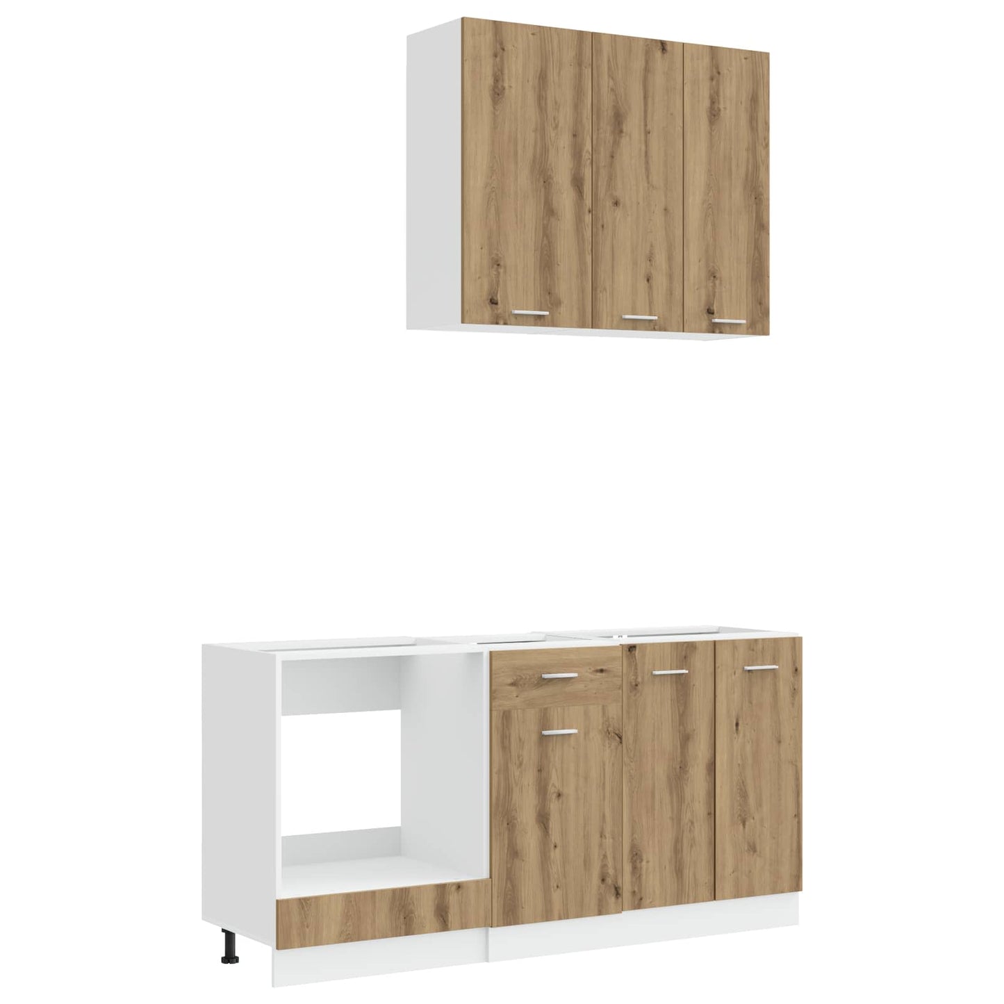 Kitchen Unit LYON 5 pcs Artisan Oak Engineered Wood