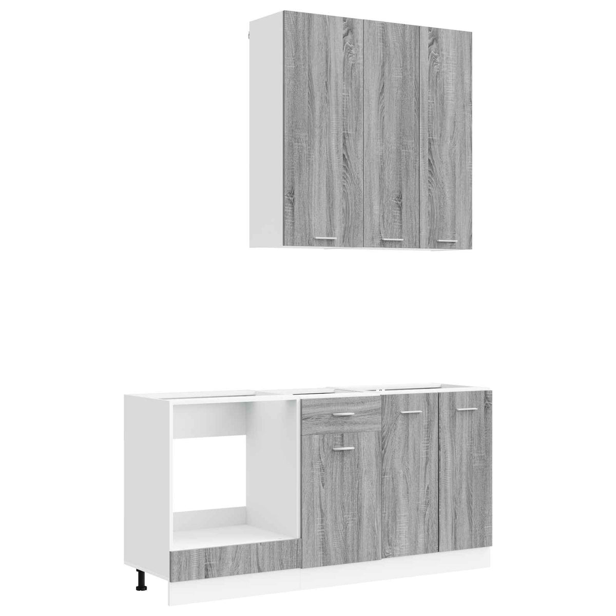 Kitchen Unit LYON 5 pcs Grey Sonoma Engineered Wood