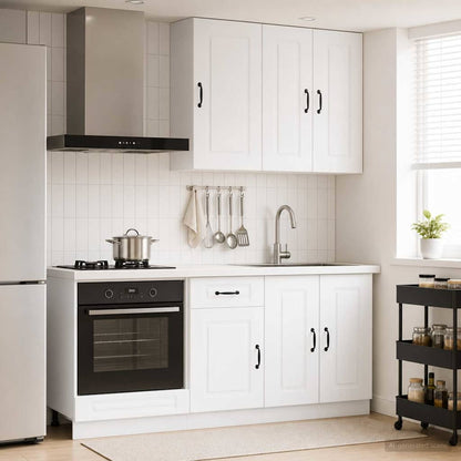 Kitchen Unit KALMAR 5 pcs White Engineered Wood