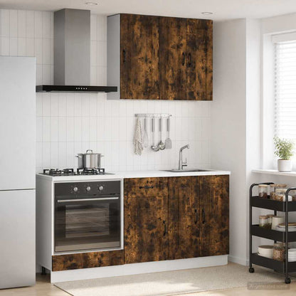 Kitchen Unit KALMAR 5 pcs Smoked Oak Engineered Wood