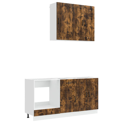 Kitchen Unit KALMAR 5 pcs Smoked Oak Engineered Wood