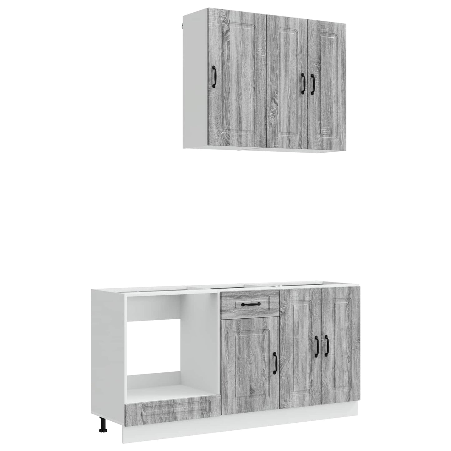 Kitchen Unit KALMAR 5 pcs Grey Sonoma Engineered Wood