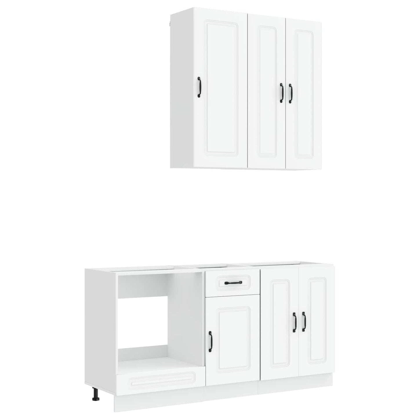 Kitchen Unit KALMAR 5 pcs White Engineered Wood