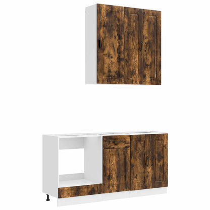 Kitchen Unit KALMAR 5 pcs Smoked Oak Engineered Wood