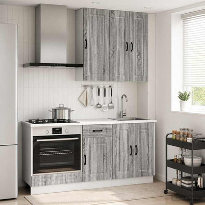Kitchen Unit KALMAR 5 pcs Grey Sonoma Engineered Wood
