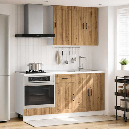 Kitchen Unit LUCCA 5 pcs Artisan Oak Engineered Wood