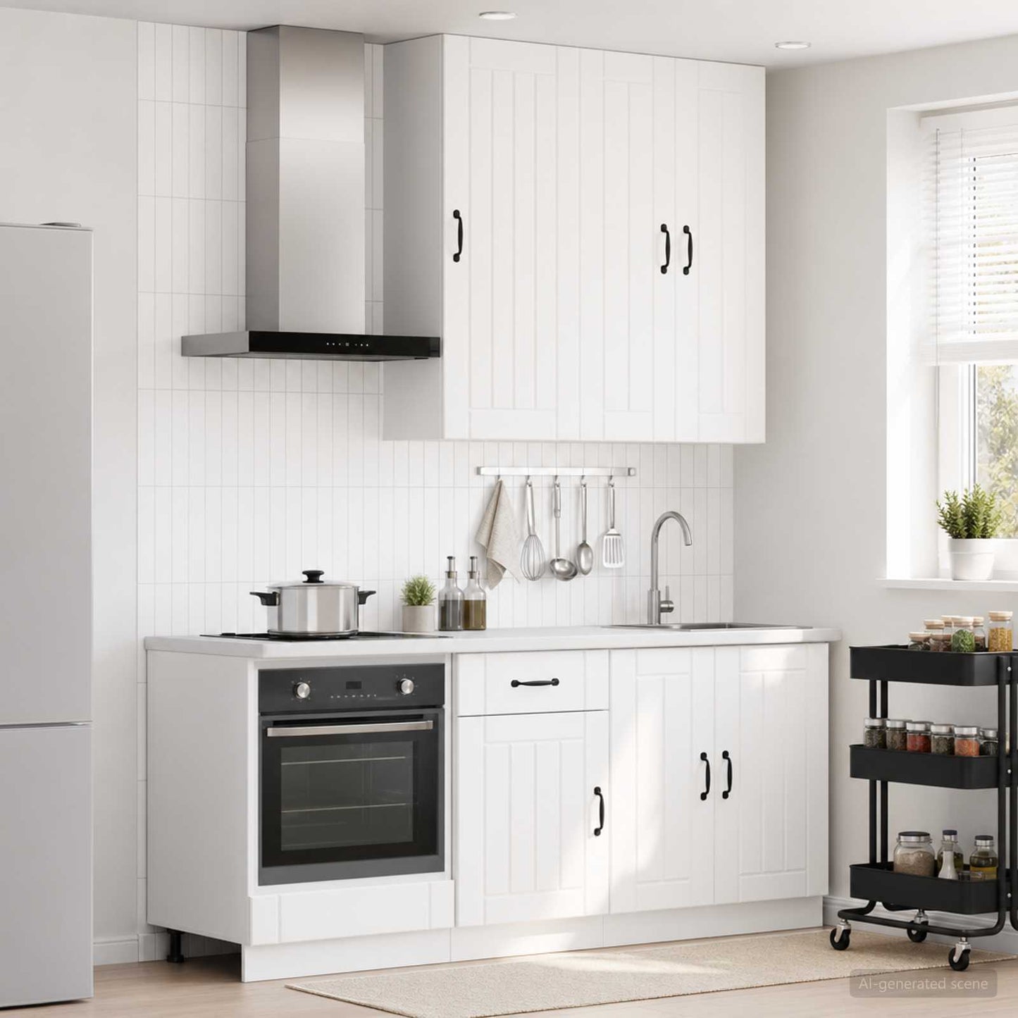 Kitchen Unit LUCCA 5 pcs White