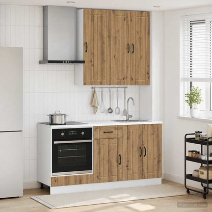 Kitchen Unit LUCCA 5 pcs Artisan Oak Engineered Wood
