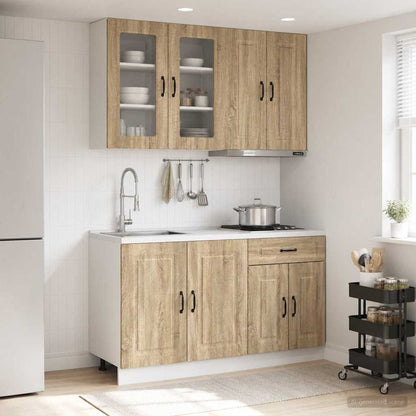 Kitchen Unit KALMAR 4 pcs Sonoma Oak Engineered Wood