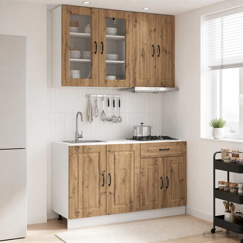 Kitchen Unit KALMAR 4 pcs Artisan Oak Engineered Wood