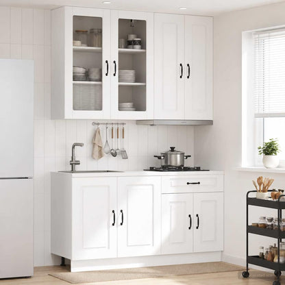 Kitchen Unit KALMAR 4 pcs White Engineered Wood