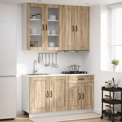 Kitchen Unit KALMAR 4 pcs Sonoma Oak Engineered Wood