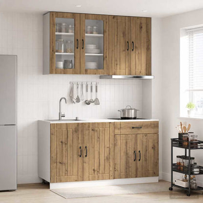 Kitchen Unit LUCCA 4 pcs Artisan Oak Engineered Wood