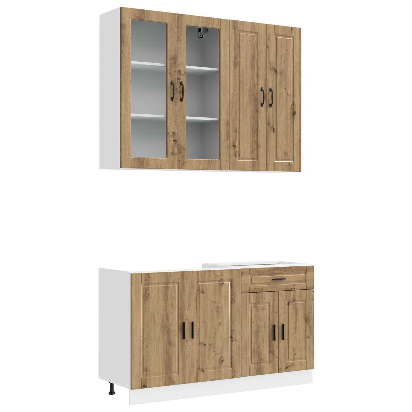 Kitchen Unit PORTO 4 pcs Artisan Oak Engineered Wood