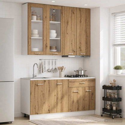 Kitchen Unit LYON 4 pcs Artisan Oak Engineered Wood
