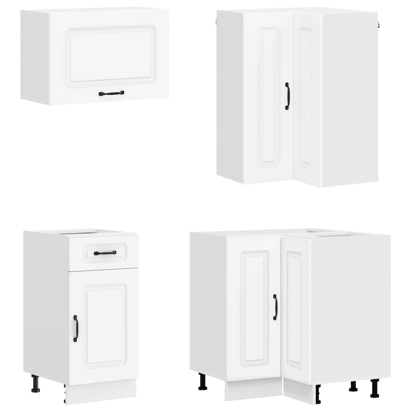 Kitchen Unit KALMAR 8 pcs White Engineered Wood