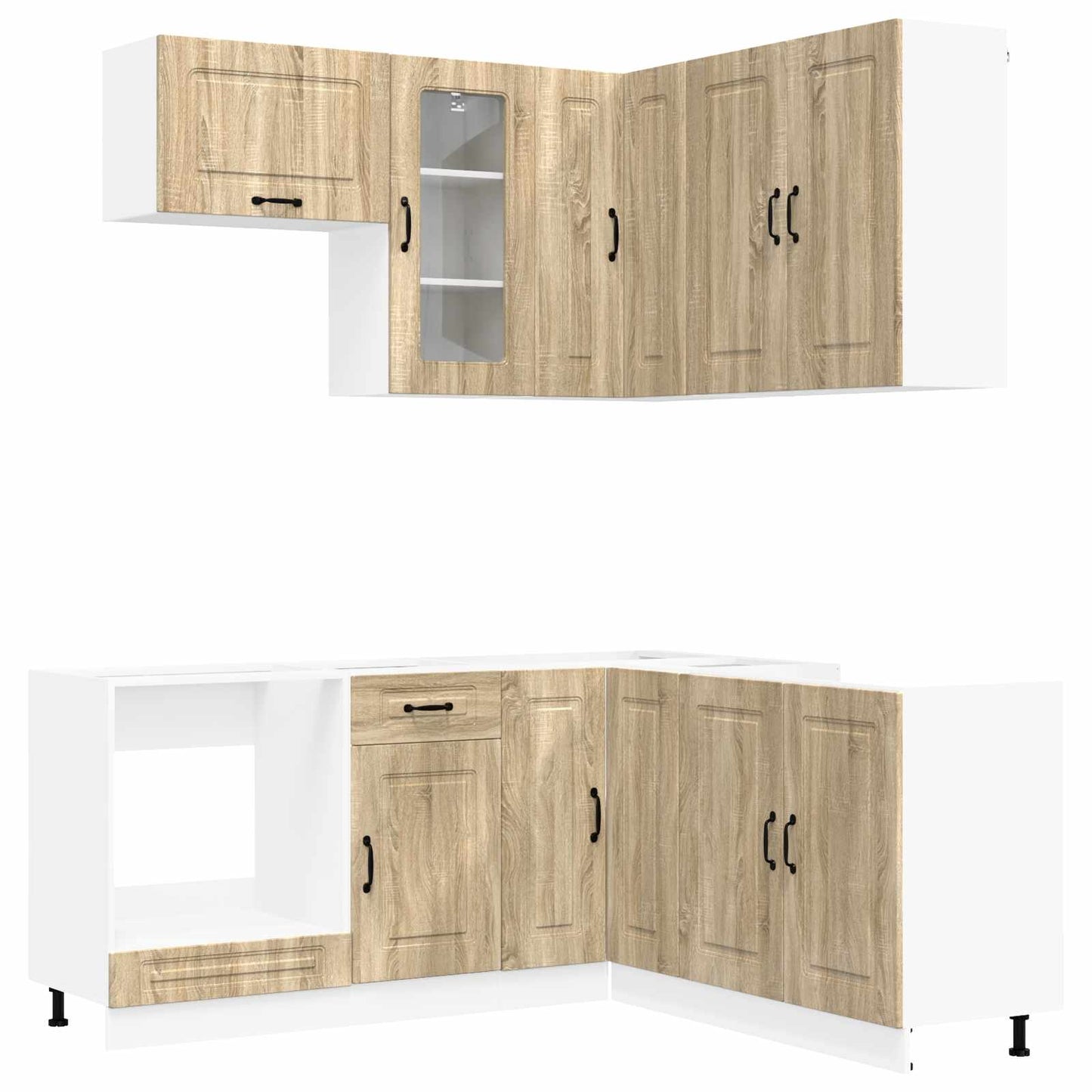 Kitchen Unit KALMAR 8 pcs Sonoma Oak Engineered Wood