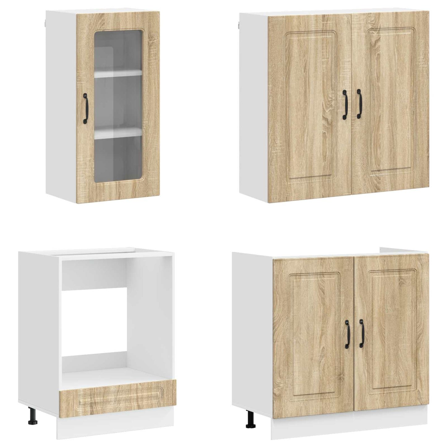 Kitchen Unit KALMAR 8 pcs Sonoma Oak Engineered Wood
