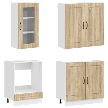 Kitchen Unit KALMAR 8 pcs Sonoma Oak Engineered Wood