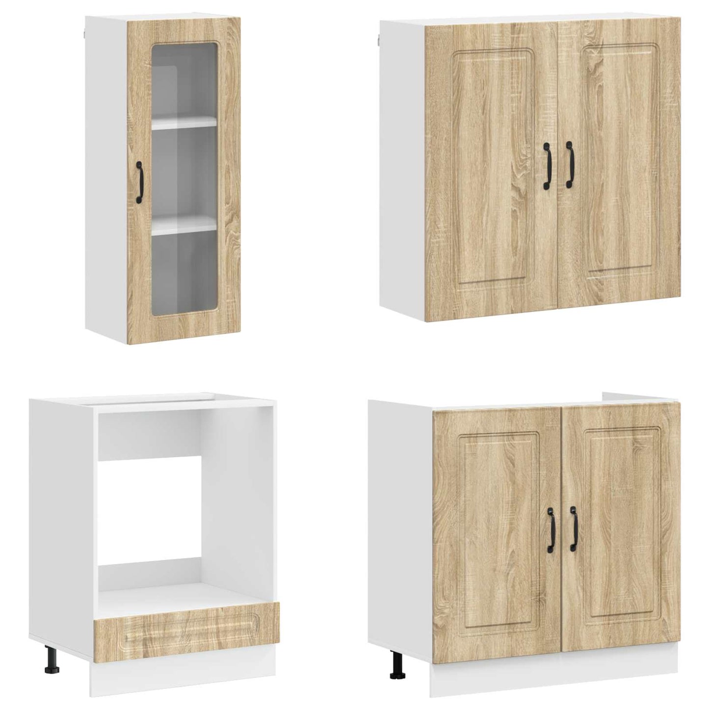 Kitchen Unit KALMAR 8 pcs Sonoma Oak Engineered Wood