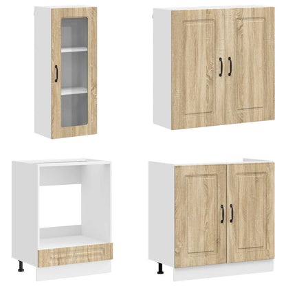 Kitchen Unit KALMAR 8 pcs Sonoma Oak Engineered Wood