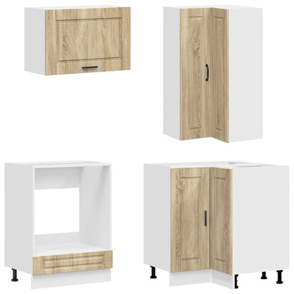 Kitchen Unit PORTO 8 pcs Sonoma Oak Engineered Wood