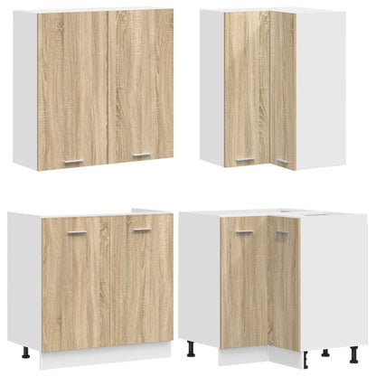 Kitchen Unit LYON 8 pcs Sonoma Oak Engineered Wood